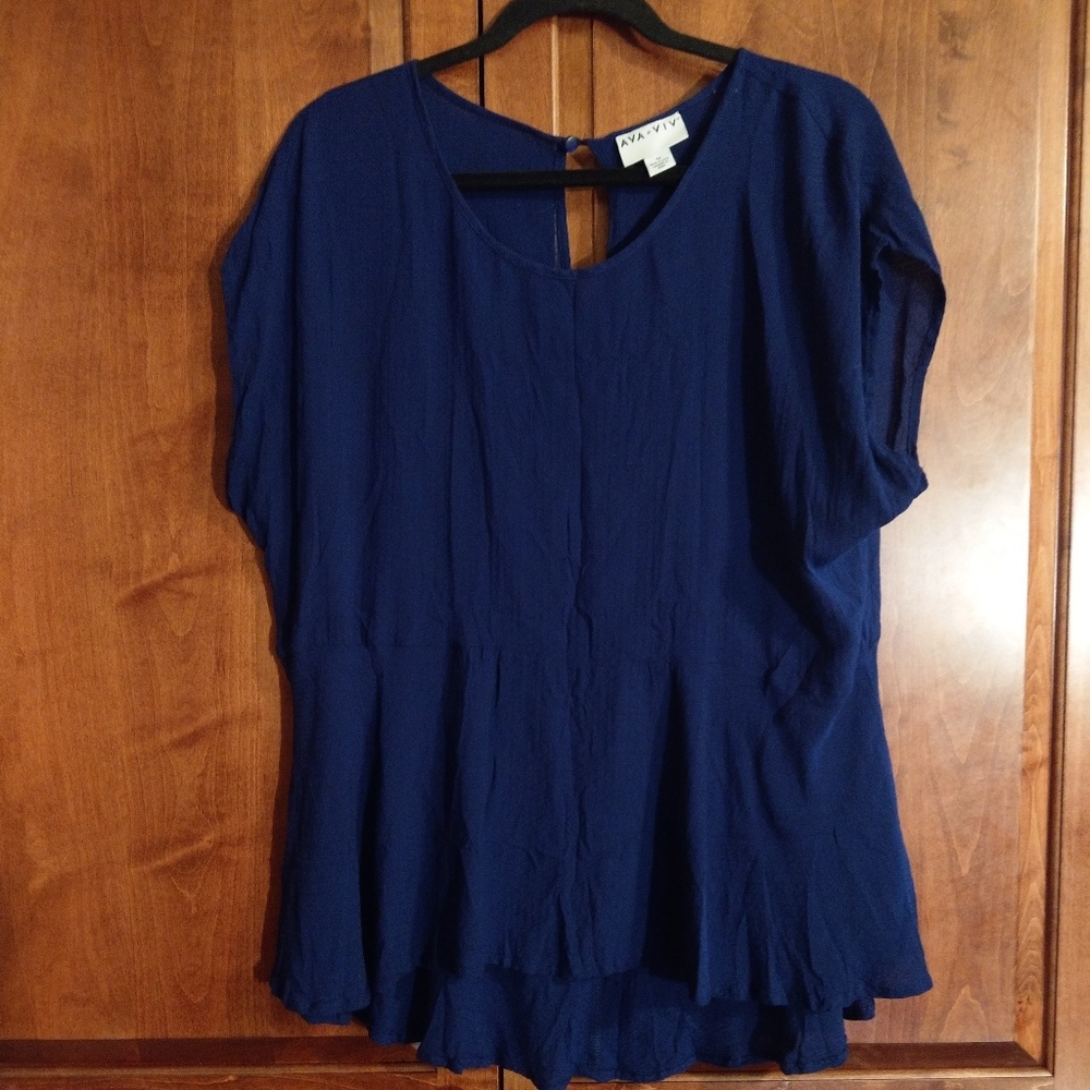 Ava ans viv chiffon style top